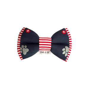 Red, White, & Woof Bow Tie