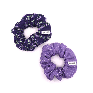 Lilacs Scrunchies