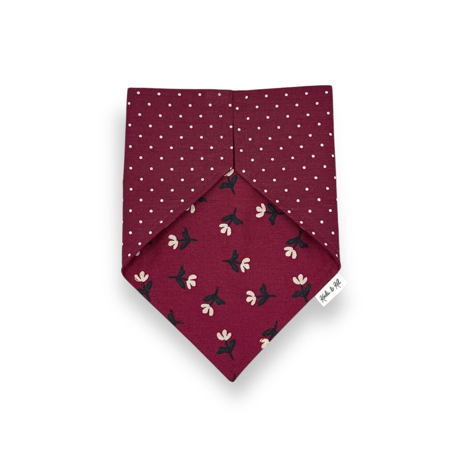 Mulberry Floral Slip On Bandana