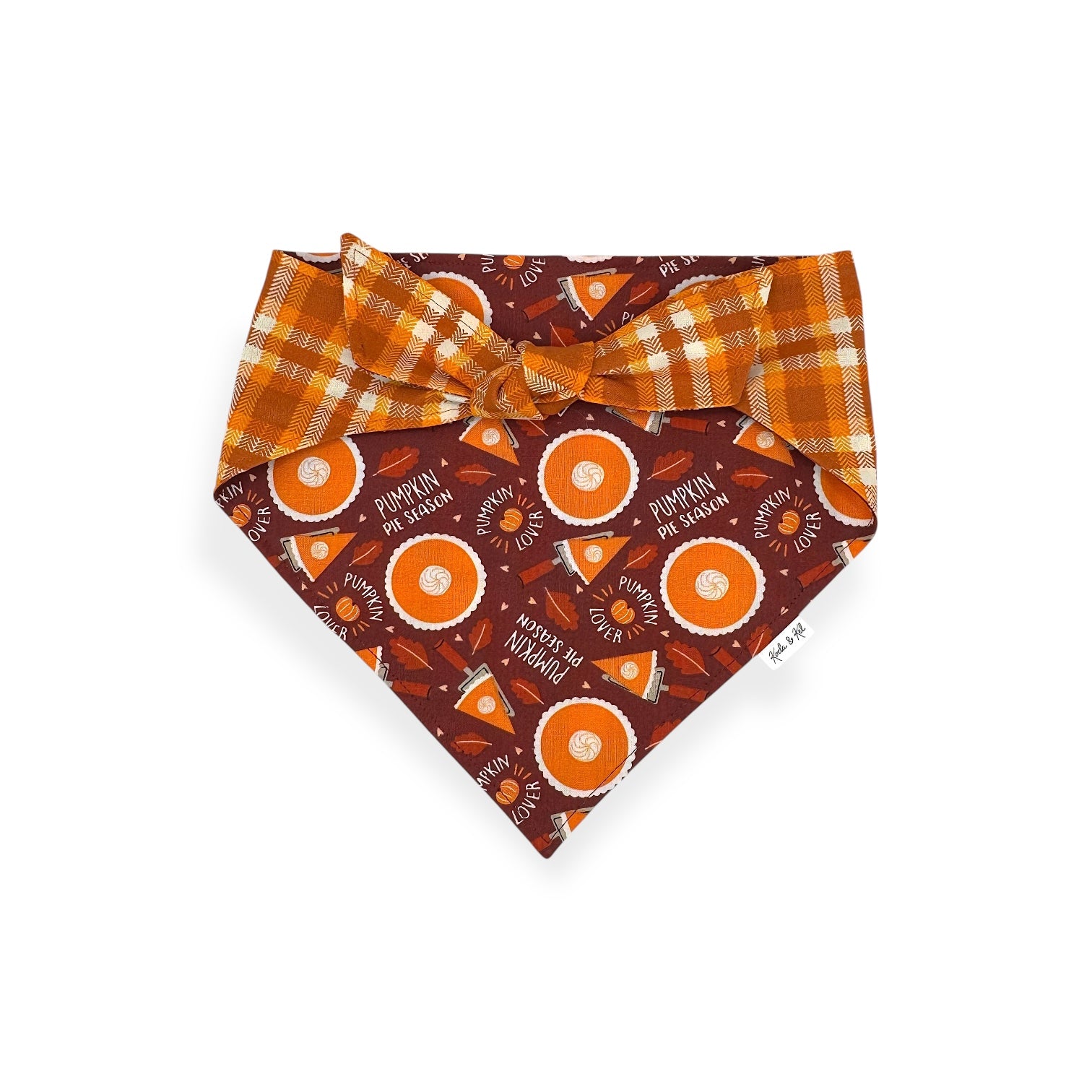 Pumpkin Pie Season Tie On Bandana