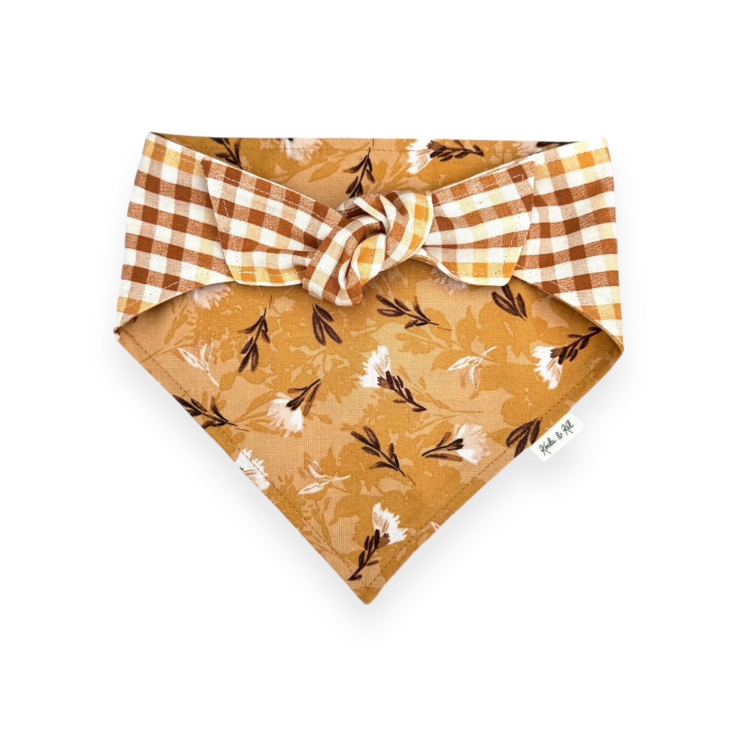 Golden Wheat Tie On Bandana