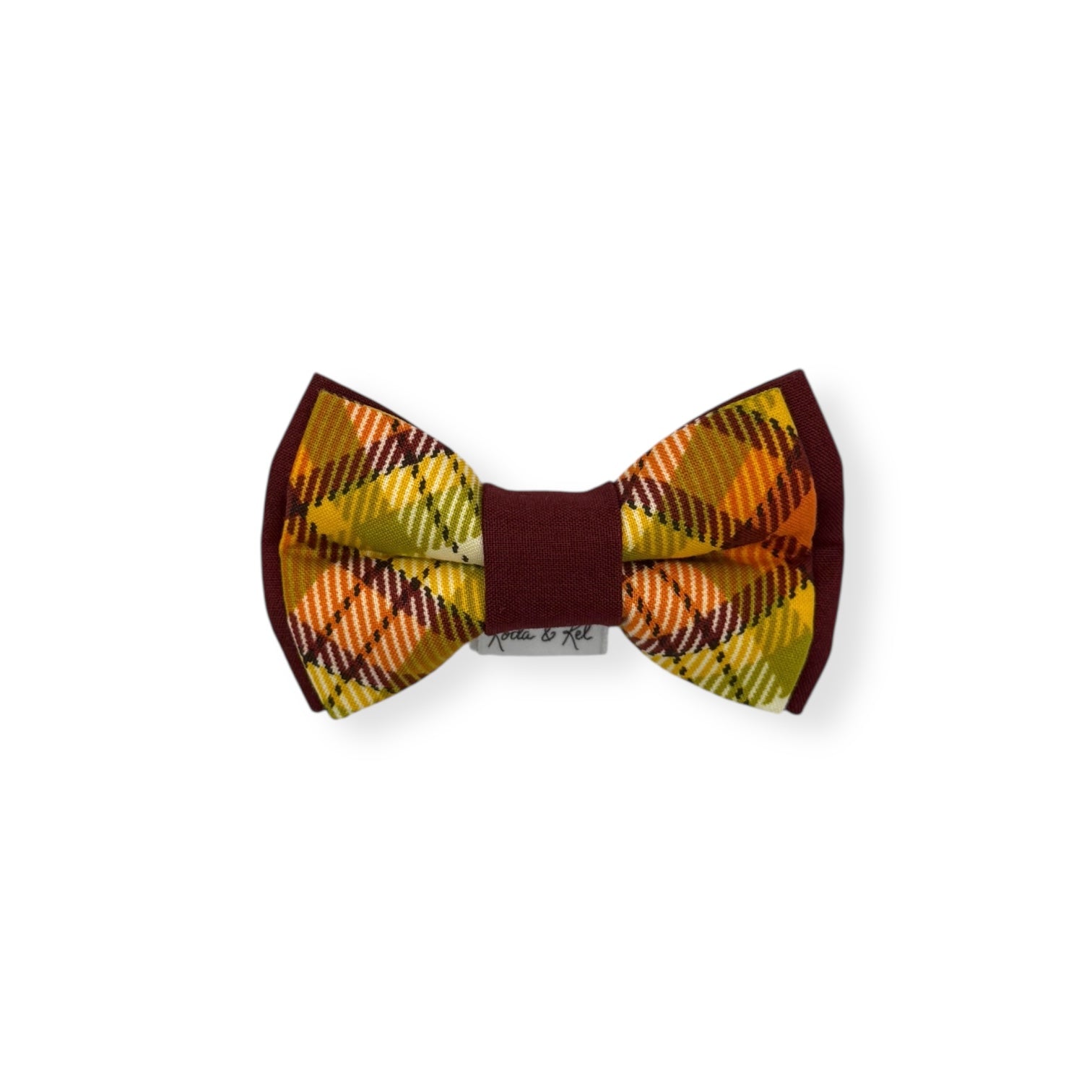 Harvest Plaid Bow Tie