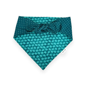 Teal Pumpkins Tie On Bandana