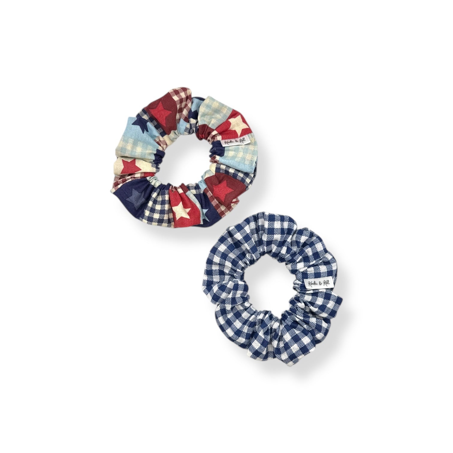 Star Patchwork Scrunchies