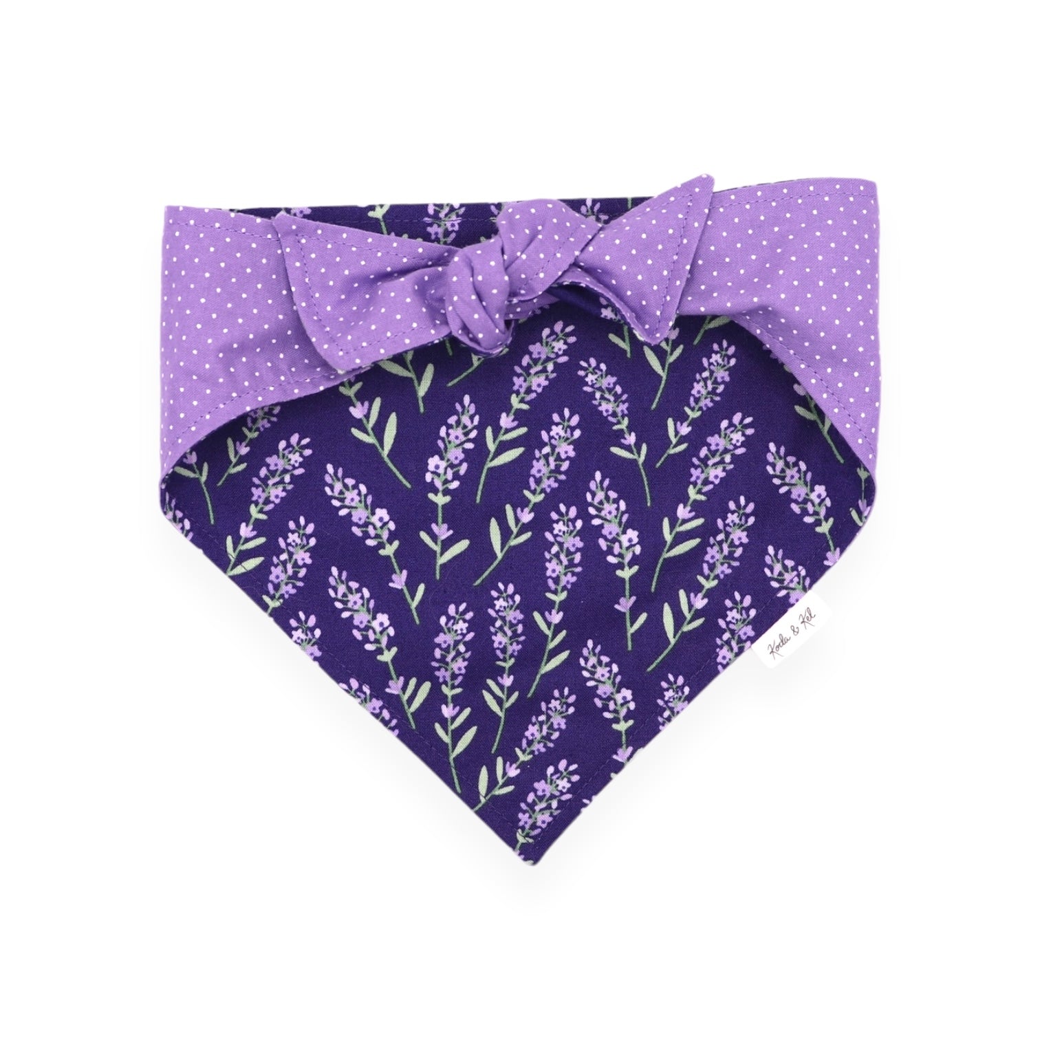 Lilacs Tie On Bandana