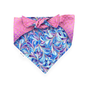 Mermaid Scales Tie On Bandana