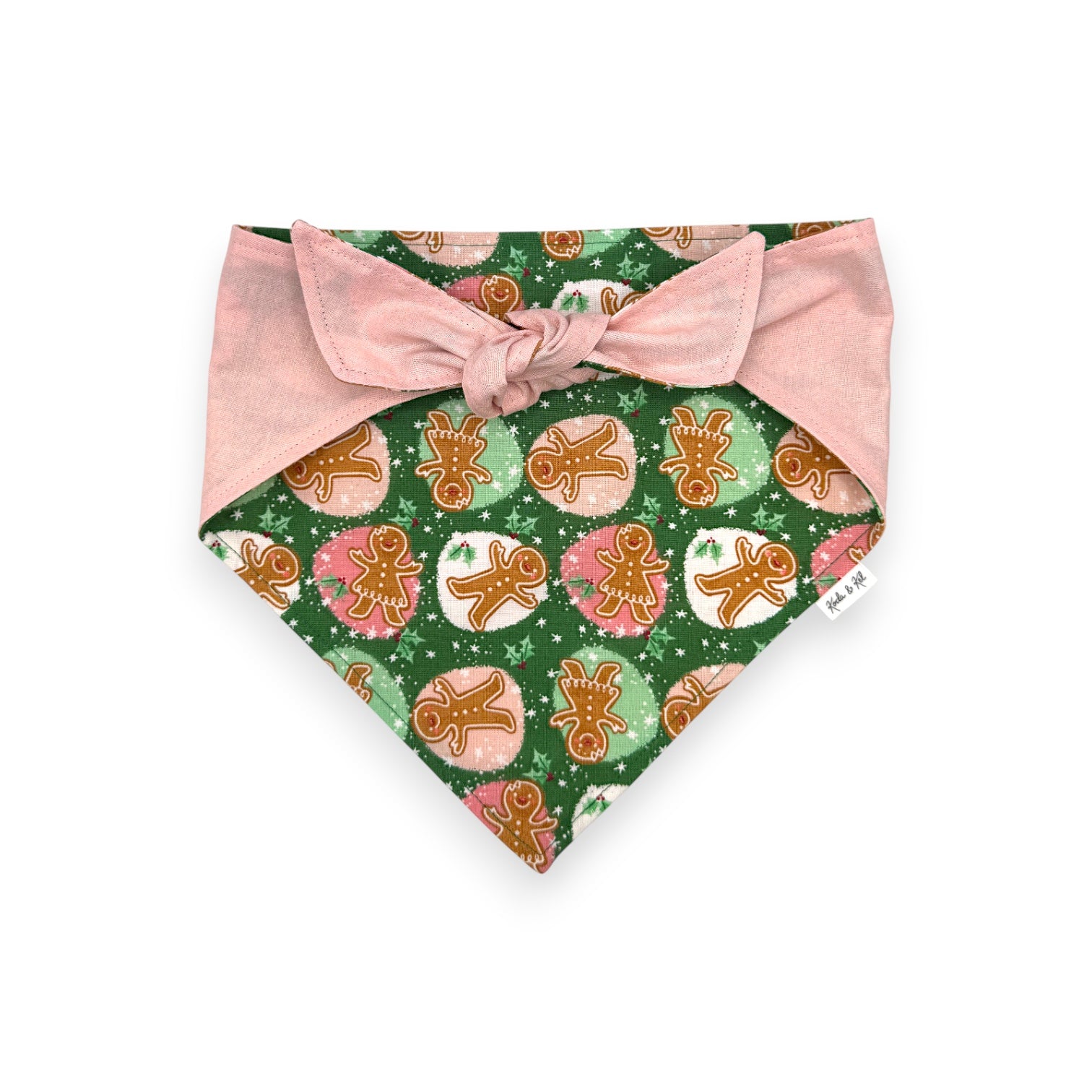Gingerbread Girl Tie On Bandana