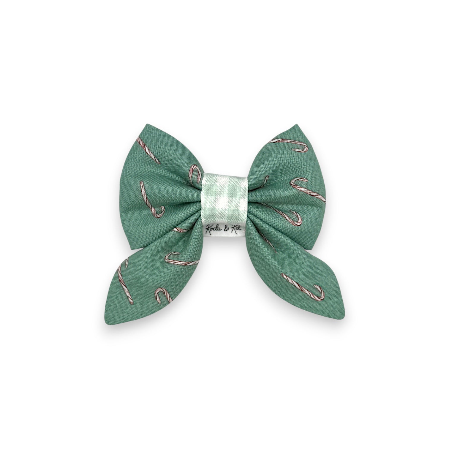 Mint Candy Canes Sailor Bow