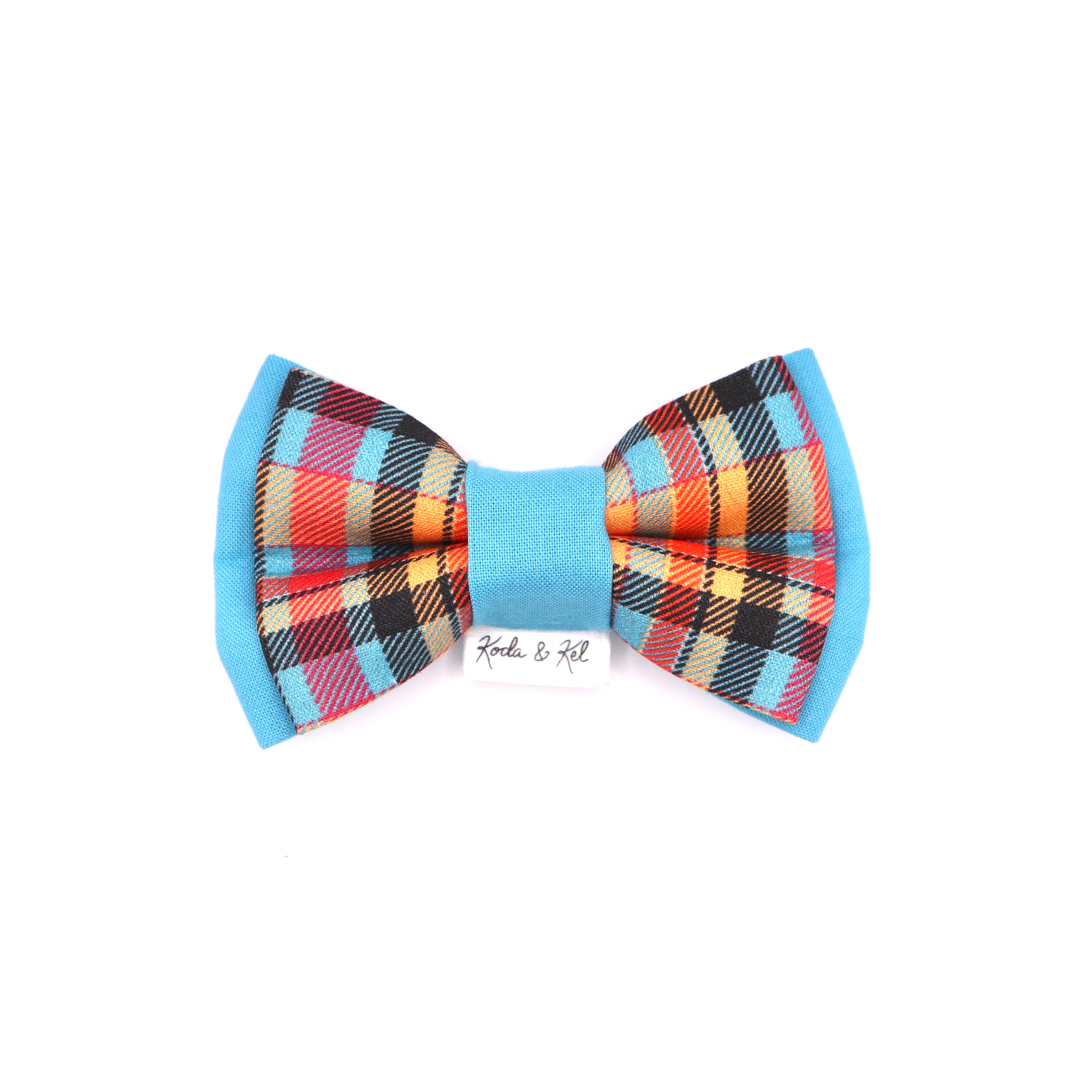 Scarecrow Plaid Bow Tie