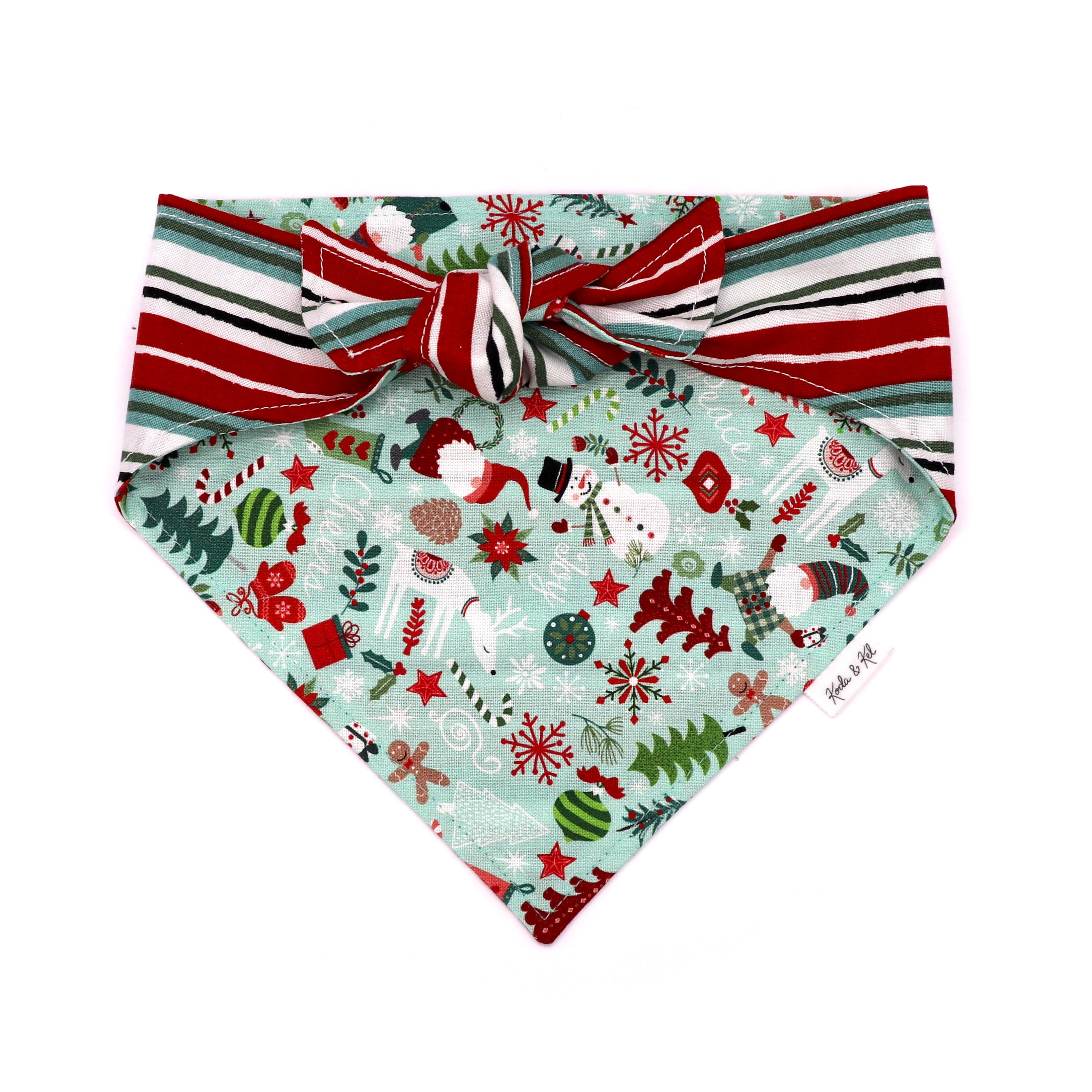 Gnome For The Holidays Tie On Bandana