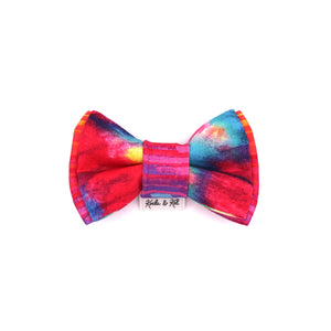 Rainbow Tie Dye Bow Tie