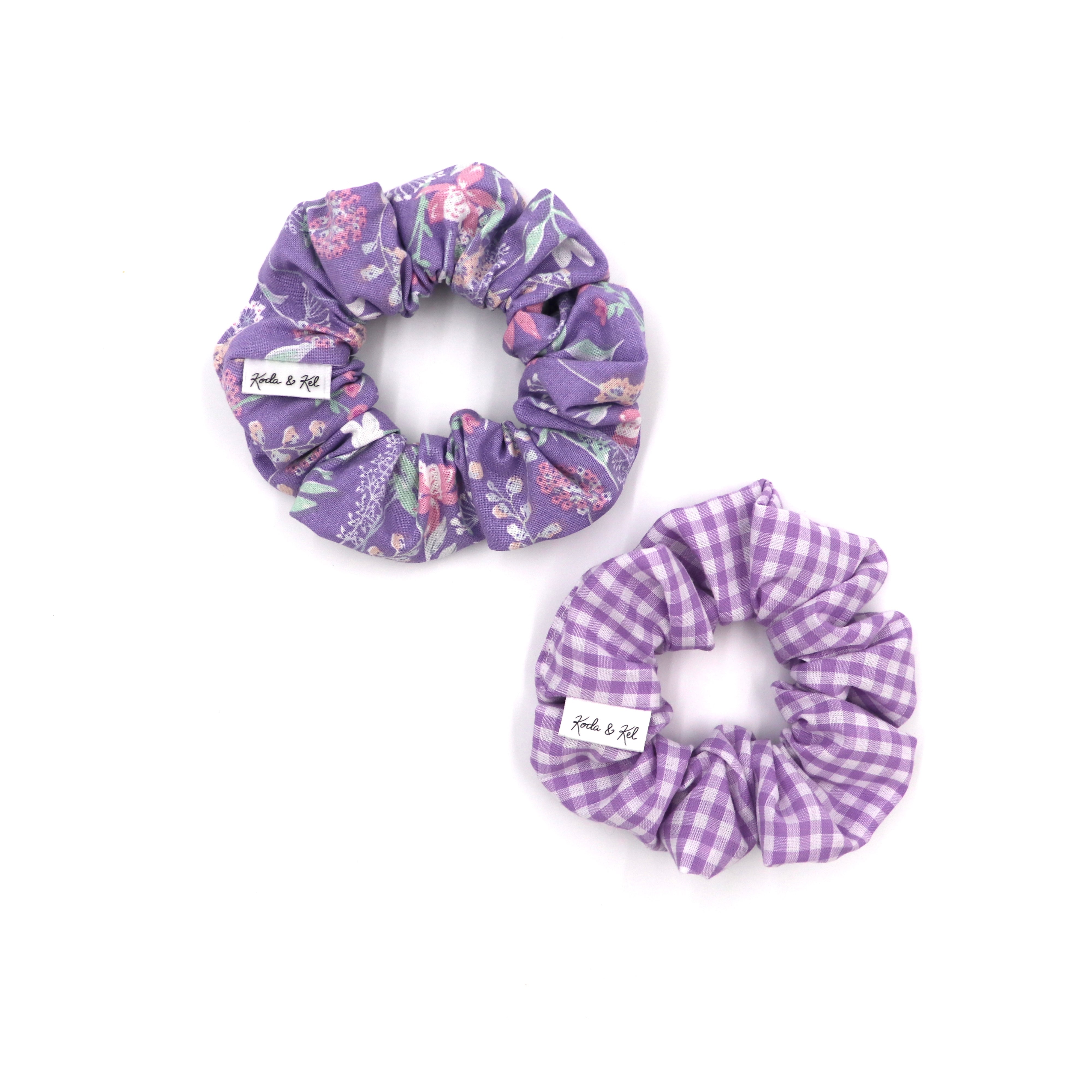 Wildflower Purple Scrunchies