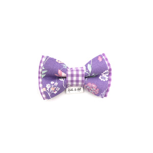 Wildflower Purple Bow Tie
