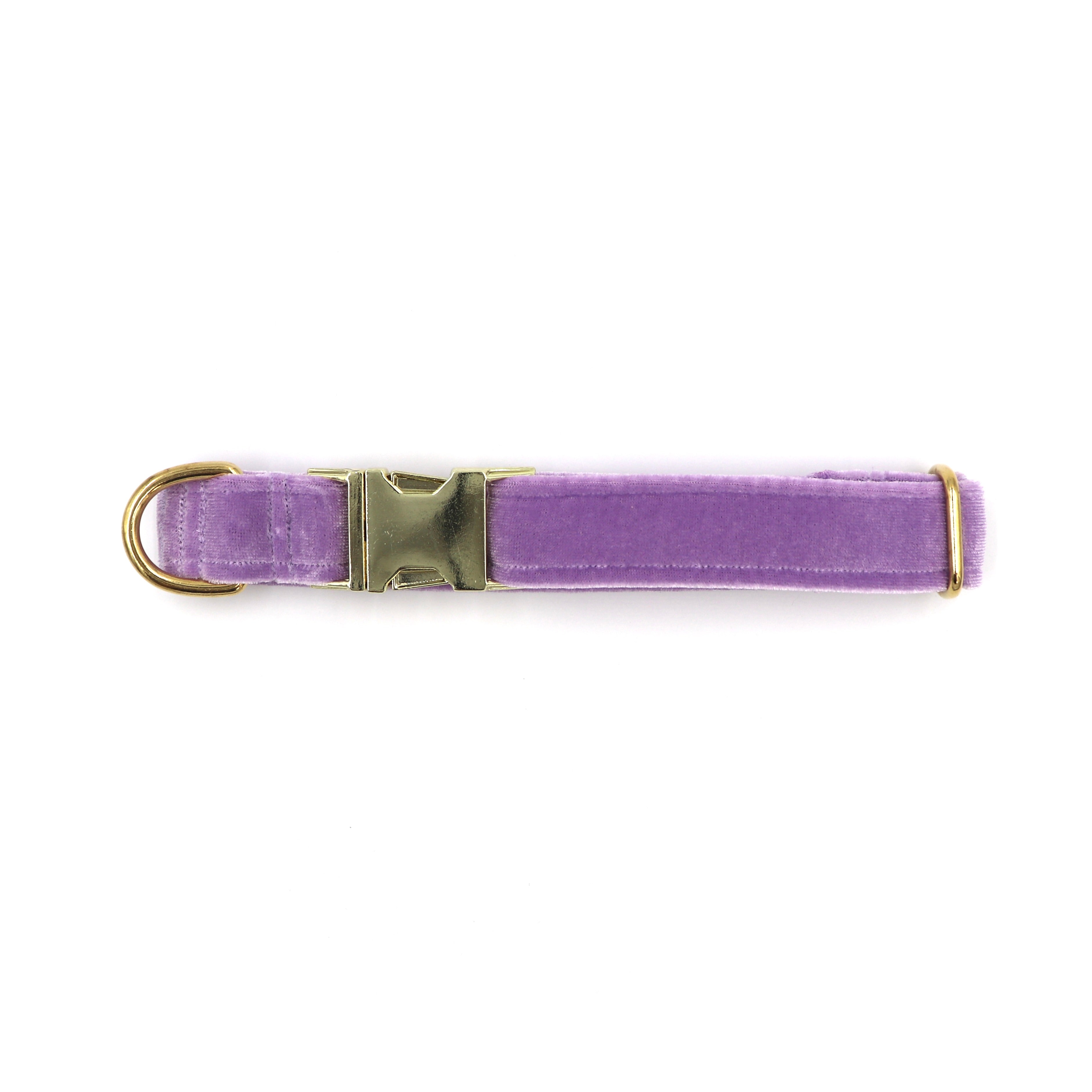 Lavender Velvet Pet Collar