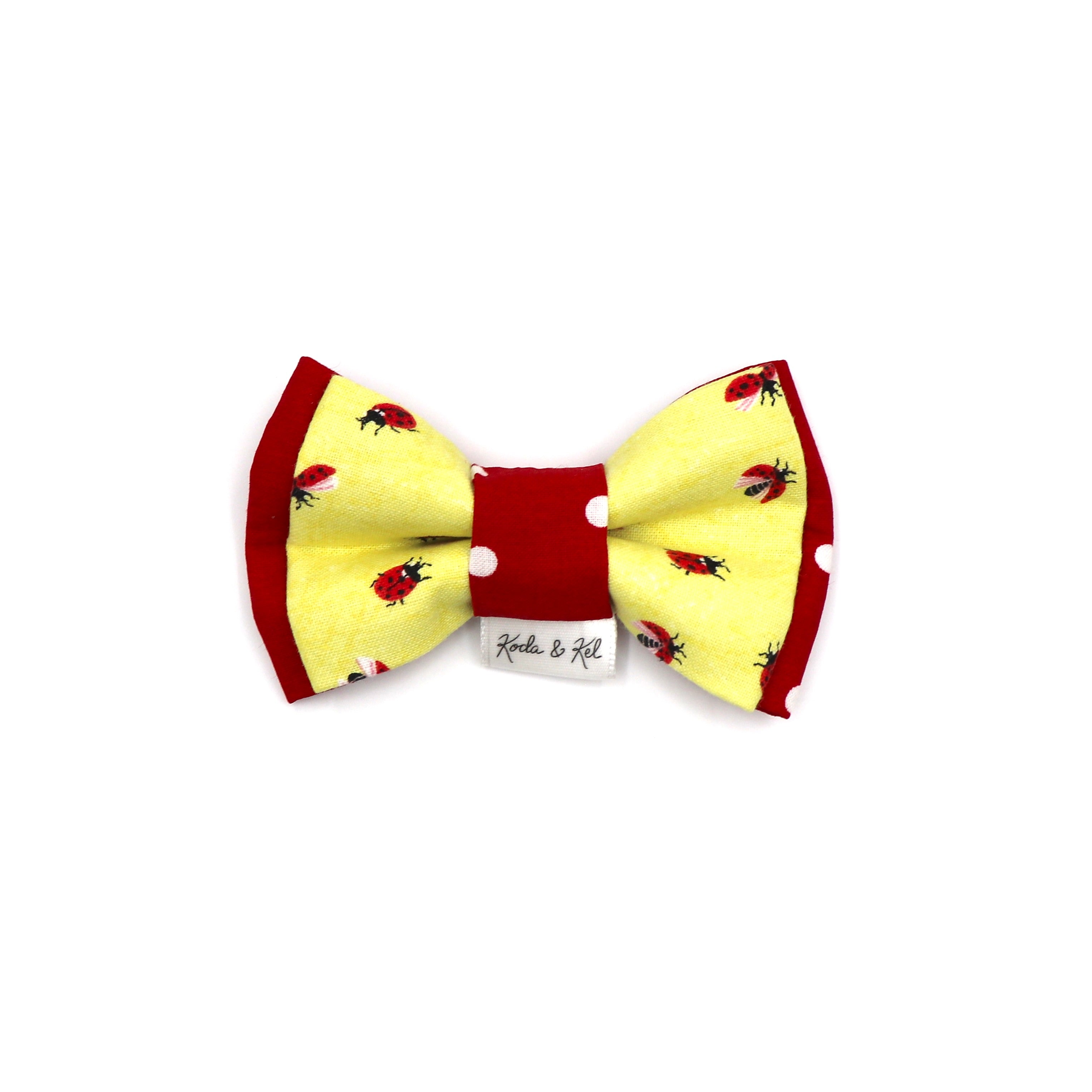 Lady Bugs Bow Tie
