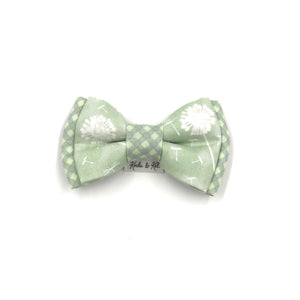 Dandelion Green Bow Tie